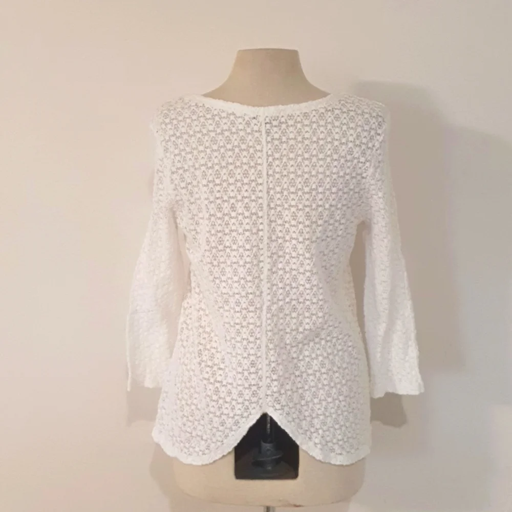 Fatface Size 12 White Top 100% Cotton - Picture 4 of 7
